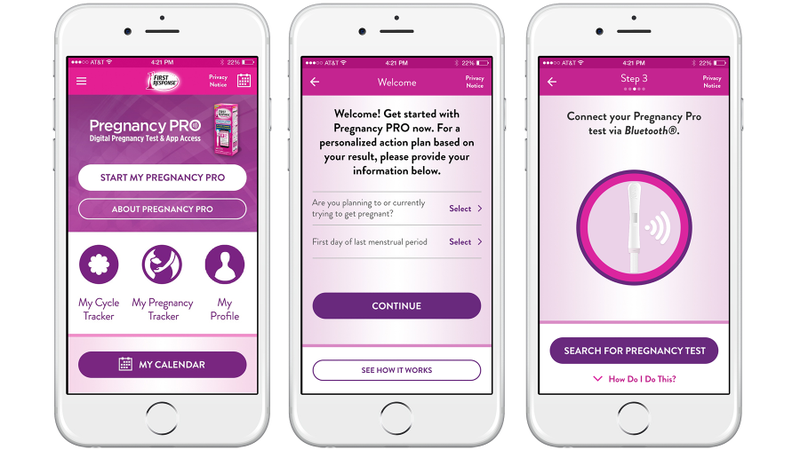 Illustration for article titled If Positive, the First Bluetooth Pregnancy Test Gives Important Advice on What to Do Next